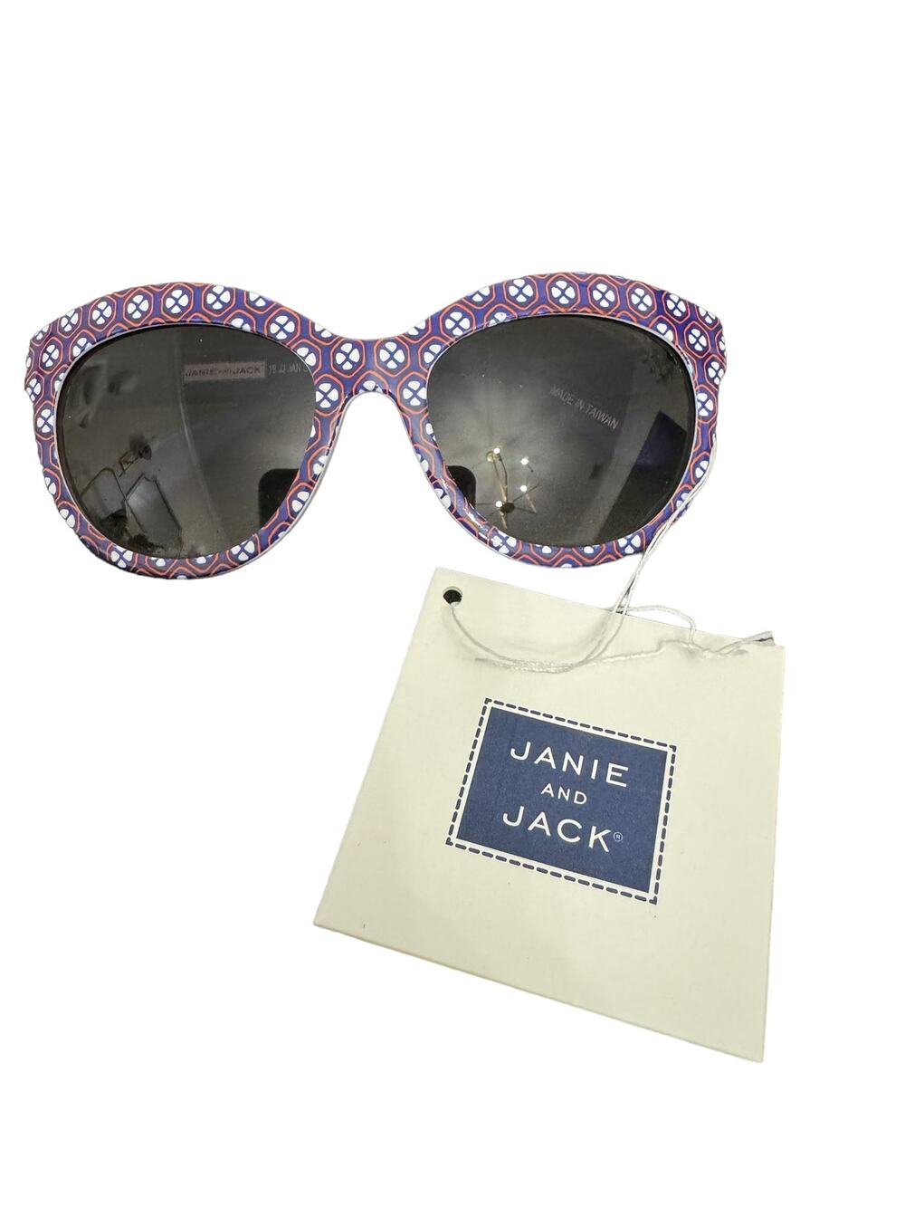 New Janie and Jack Toddlers Geo Floral Sunglasses Size 0-2 Years